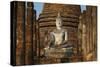 Wat Sa Sri, Sukhothai Historical Park, Sukhothai, Thailand, Southeast Asia, Asia-null-Stretched Canvas