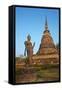Wat Sa Sri, Sukhothai Historical Park, Sukhothai, Thailand, Southeast Asia, Asia-null-Framed Stretched Canvas