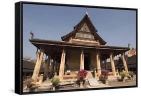 Wat Si Saket, Vientiane, Laos-Robert Harding-Framed Stretched Canvas