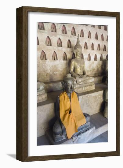 Wat Si Saket, Vientiane, Laos-Robert Harding-Framed Photographic Print