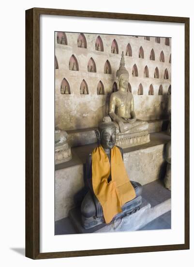 Wat Si Saket, Vientiane, Laos-Robert Harding-Framed Photographic Print