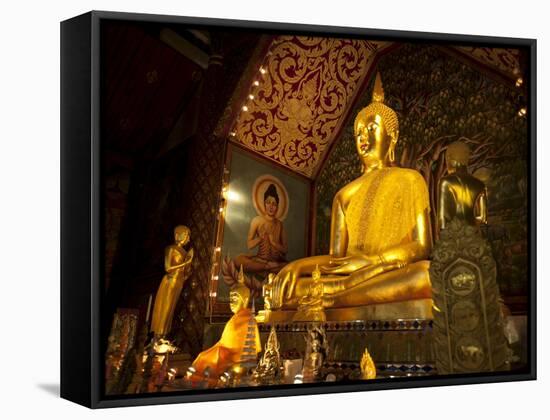 Wat Suan Dok, Chiang Mai, Chiang Mai Province, Thailand, Southeast Asia, Asia-Michael Snell-Framed Stretched Canvas