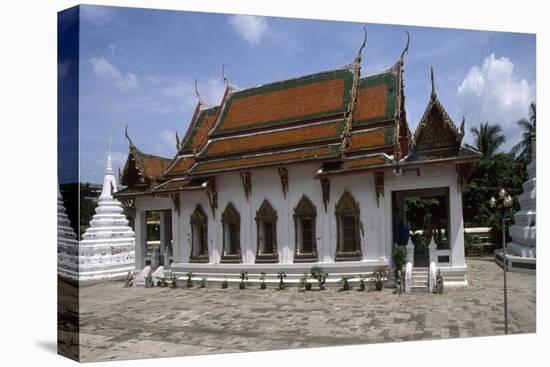 Wat Suwannaram Temple in Bangkok, Thailand, 18th-19th Century-null-Stretched Canvas