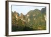 Wat Tham Phanthurat Temple, Khao Sok National Park, Surat Thani Province, Thailand, Southeast Asia-Christian Kober-Framed Photographic Print