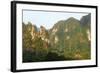 Wat Tham Phanthurat Temple, Khao Sok National Park, Surat Thani Province, Thailand, Southeast Asia-Christian Kober-Framed Photographic Print