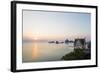 Wat Thammikaram Worawihan Temple, Khao Chong Krajok, Prachuap Kiri Khan, Thailand, Southeast Asia-Christian Kober-Framed Photographic Print