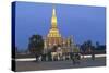 Wat That Luang-null-Stretched Canvas