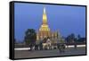 Wat That Luang-null-Framed Stretched Canvas
