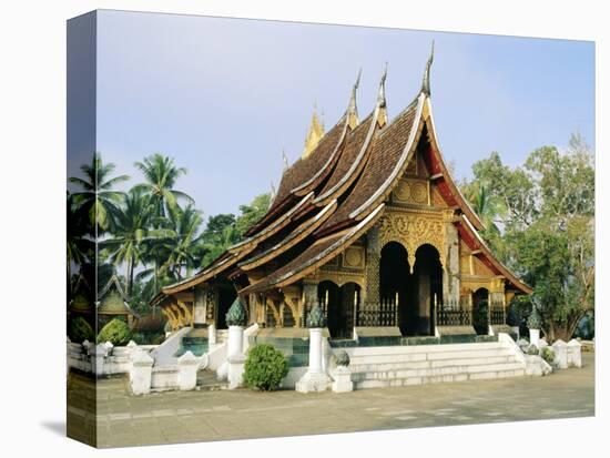 Wat Xieng Thong, Luang Prabang, Laos, Asia-Bruno Morandi-Stretched Canvas