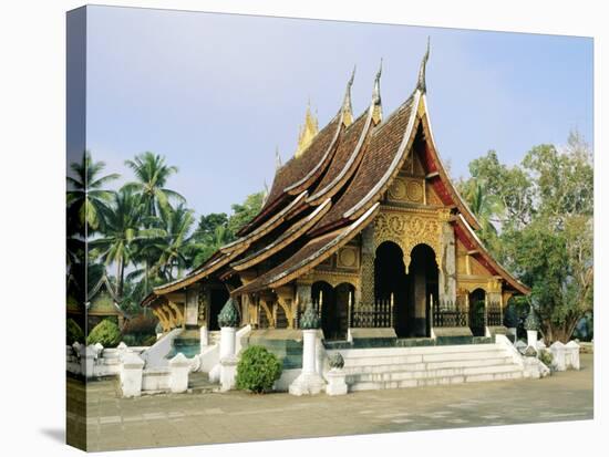 Wat Xieng Thong, Luang Prabang, Laos, Asia-Bruno Morandi-Stretched Canvas