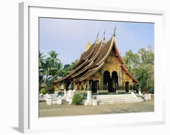 Wat Xieng Thong, Luang Prabang, Laos, Asia-Bruno Morandi-Framed Photographic Print