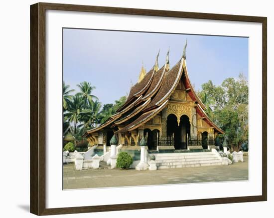 Wat Xieng Thong, Luang Prabang, Laos, Asia-Bruno Morandi-Framed Photographic Print