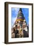 Wat Yai Chai Mongkol, Ayutthaya, Thailand-Peter Adams-Framed Photographic Print