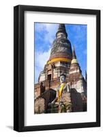 Wat Yai Chai Mongkol, Ayutthaya, Thailand-Peter Adams-Framed Photographic Print