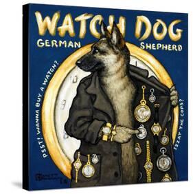 Watch Dog-Janet Kruskamp-Stretched Canvas