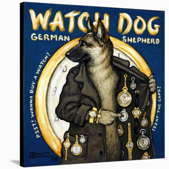 Watch Dog-Janet Kruskamp-Stretched Canvas