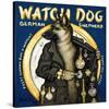 Watch Dog-Janet Kruskamp-Stretched Canvas