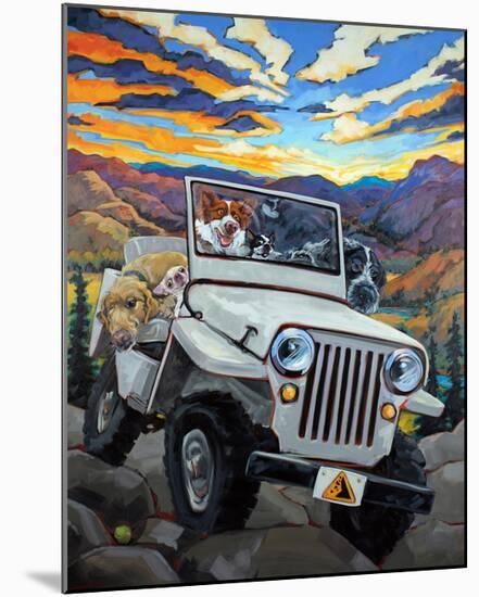 Watch For Falling Rocks-CR Townsend-Mounted Art Print