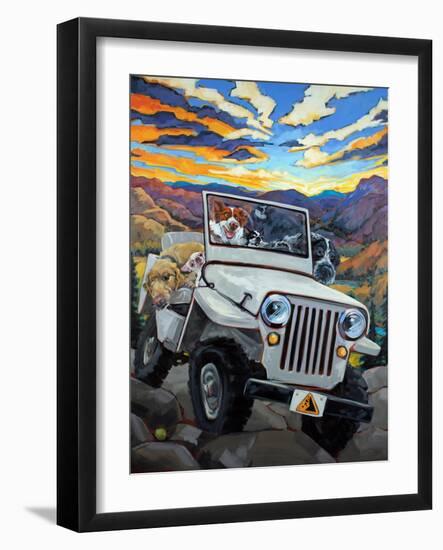 Watch For Falling Rocks-CR Townsend-Framed Art Print