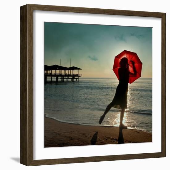 Watch Her Disappear-Ambra-Framed Photographic Print