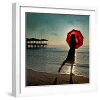 Watch Her Disappear-Ambra-Framed Photographic Print