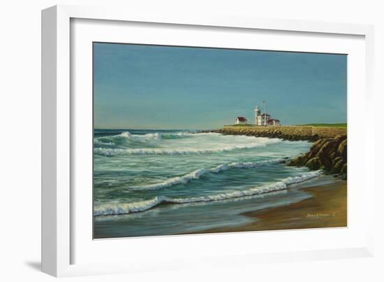 Watch Hill Light-Bruce Dumas-Framed Giclee Print