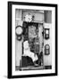 Watch Repair Shop, Mohammed Ali Road, Mumbai, Maharashtra, India, 1976-null-Framed Photographic Print