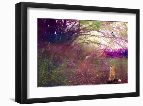 Watch the bird 3-Claire Westwood-Framed Art Print