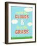 Watch the Clouds-SD Graphics Studio-Framed Art Print