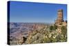 Watch Tower, Colorado River Below, Desert View Point, South Rim, Grand Canyon National Park-Richard Maschmeyer-Stretched Canvas