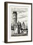 Watch Tower, Ochsenfurth, Bavaria, Germany-null-Framed Giclee Print