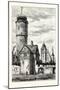 Watch Tower, Ochsenfurth, Bavaria, Germany-null-Mounted Giclee Print