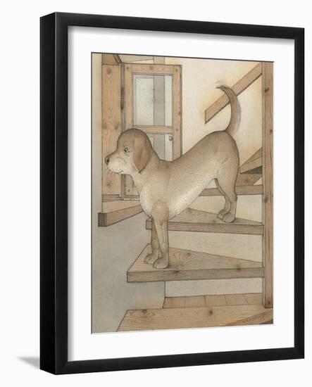 Watchdog, 2003-Kestutis Kasparavicius-Framed Giclee Print