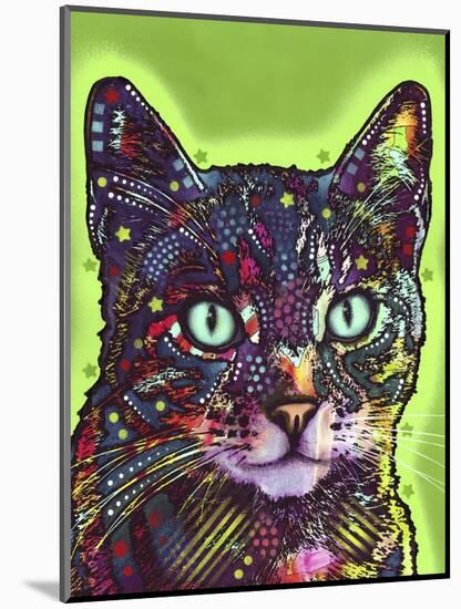 Watchful Cat-Dean Russo-Mounted Giclee Print