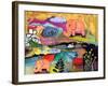 Watchful Eye Elephants-Wyanne-Framed Giclee Print