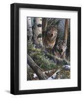 Watchful Eyes-Kevin Daniel-Framed Art Print