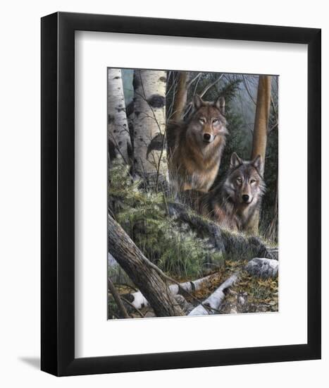 Watchful Eyes-Kevin Daniel-Framed Art Print