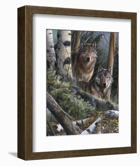 Watchful Eyes-Kevin Daniel-Framed Art Print