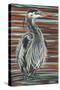 Watchful Heron I-Carolee Vitaletti-Stretched Canvas