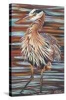 Watchful Heron II-Carolee Vitaletti-Stretched Canvas