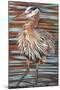 Watchful Heron II-Carolee Vitaletti-Mounted Art Print