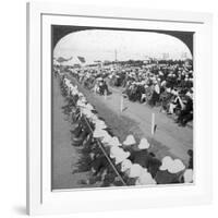 Watching a Football Match Between the Lancashire Fusiliers and Border Regiments, Delhi, 1910s-HD Girdwood-Framed Giclee Print