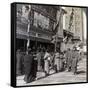 Watching a Free Show on Theatre Street, Looking North to Asakusa Tower, Tokyo, Japan, 1904-Underwood & Underwood-Framed Stretched Canvas