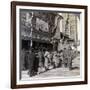 Watching a Free Show on Theatre Street, Looking North to Asakusa Tower, Tokyo, Japan, 1904-Underwood & Underwood-Framed Photographic Print