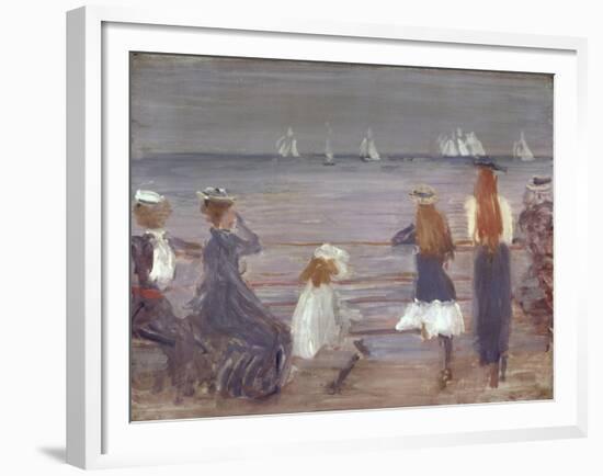 Watching Cowes Regatta, 1892-Philip Wilson Steer-Framed Giclee Print