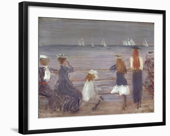 Watching Cowes Regatta, 1892-Philip Wilson Steer-Framed Giclee Print