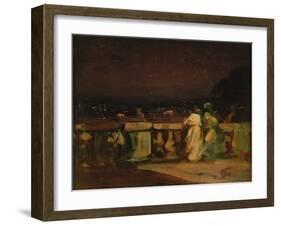 Watching Fireworks at St. Cloud-Louis Charles Auguste Couder-Framed Giclee Print