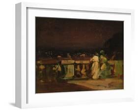 Watching Fireworks at St. Cloud-Louis Charles Auguste Couder-Framed Giclee Print