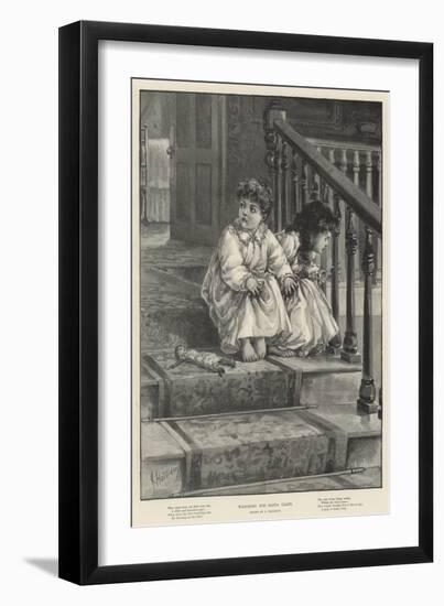 Watching for Santa Claus-null-Framed Giclee Print