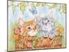 Watching Kittens-Karen Middleton-Mounted Giclee Print